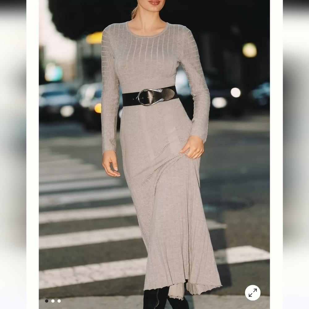 Mare Mare Sweater Maxi Dress By Anthropologie Body Con Knit